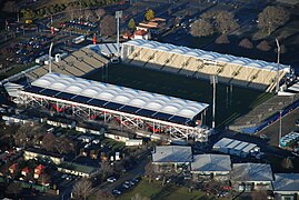 AMI Stadium 18 000 espectadores Christchurch