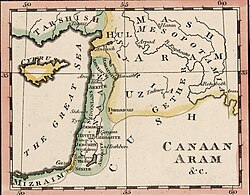 Bản đồ Canaan vẽ bởi John Melish (1815)
