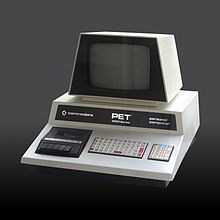 A Commodore PET 2001 model personal computer