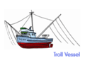 曳繩釣漁船（troll vessel）