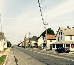 Main Street in downtown Felton, July 2015