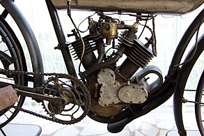 View of a 1910 Husqvarna Moto-Reve