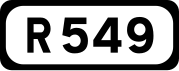 R549 road shield}}