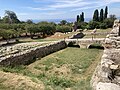 The inner moat of the Patras Fortress