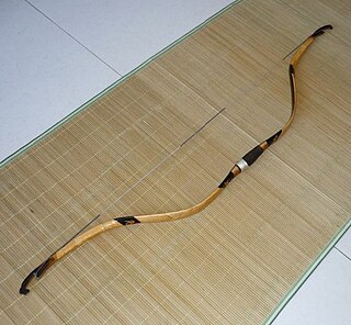 <span class="mw-page-title-main">Composite bow</span> Bow made from horn, wood, and sinew laminated together