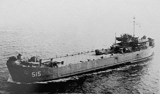 USS <i>Caddo Parish</i> WWII US tank landing ship