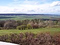 Blick vom Hügel vo Montsec uf d Côtes de Meuse