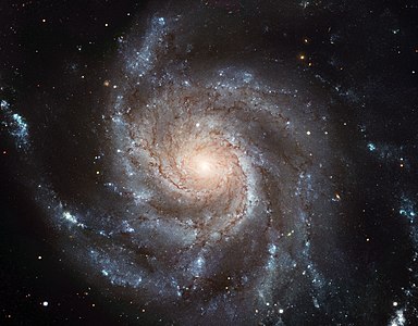 The galaxy Messier 101 (M101, also known as NGC 5457)