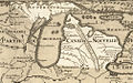 Image 42Michigan in 1718, Guillaume de L'Isle map, approximate state area highlighted (from History of Michigan)