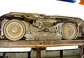 Bogie of a Series 9000 car