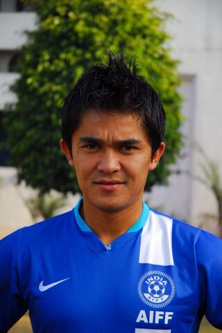 <span class="mw-page-title-main">Sunil Chhetri</span> Indian footballer (born 1984)