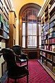 Shelves of law reports within the Supreme Court Library.