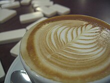 Latte art created at Espresso Vivace Vivace Latte.jpg