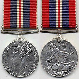 <span class="mw-page-title-main">War Medal 1939–1945</span> United Kingdom military campaign medal for service in the Second World War