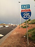 Thumbnail for File:2015-11-04 16 34 16 First reassurance sign along eastbound Interstate 215 (Las Vegas Beltway) in Enterprise, Nevada.jpg