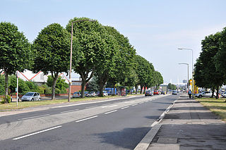 <span class="mw-page-title-main">A4160 road</span> Road in Cardiff, Wales