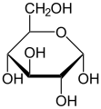 Glucose depicted in Haworth projection