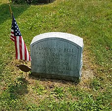 Clarence D Bell Grave, Chester Rural Cemetery, Chester, Pennsylvania