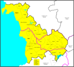 Mappa della diocesi