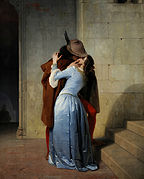 El Beso (Pinacoteca de Brera, Milán, 1859)