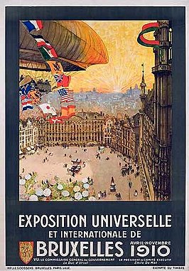 Affiche voor de Wereldtentoonstelling van 1910