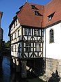 Spitalkirche St. Katharina (Teilansicht mit Wasserpfeilern) in Forchheim