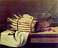 François Bonvin: Still life with asparagus