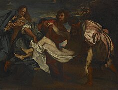 Géricault, d'après Titien - La Mise au tombeau, vers 1810 - 1812, 1966-035.jpg