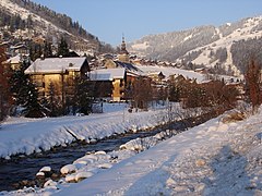 Vue du Borne en hiver.