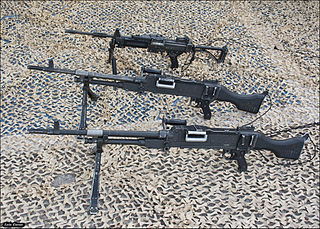 <span class="mw-page-title-main">Machine gun</span> Fully-automatic firearm