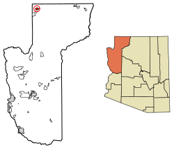 Location in Mohave County, Arizona.