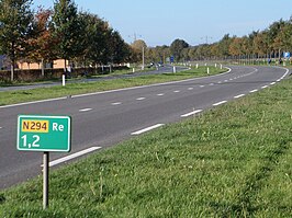 De N294 bij Geleen