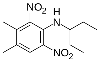 <span class="mw-page-title-main">Pendimethalin</span> Chemical compound