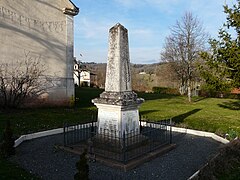 Le monument aux morts.