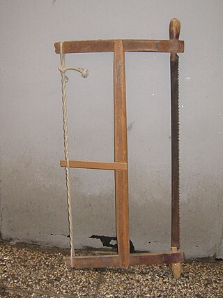 <span class="mw-page-title-main">Bow saw</span> Type of frame saw