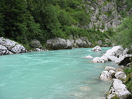 De Soča bij Kobarid