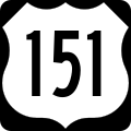 File:US 151 square.svg