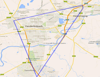 <span class="mw-page-title-main">Vaal Triangle</span> Urban area near Johannesburg, South Africa