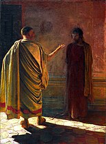 "What is truth?" Christ and Pilate label QS:Len,""What is truth?" Christ and Pilate" label QS:Lpl,"„Cóż to jest prawda?” Chrystus i Piłat" label QS:Lru,"Что есть истина? Христос и Пилат"