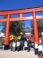 東伏見稲荷神社の初詣風景（2010年1月1日撮影）