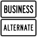 osmwiki:File:Business alternate plate.svg