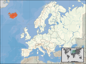 Месцазнаходжаньне Ісьляндыі