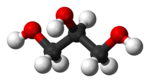 Алкохолът пропантриол (C3H5(OH)3) съдържа три хидроксилни групи