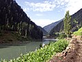 The Jhelum River, one of the major rivers of the Punjab