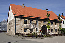 Balai kota tua di Obermarsberg