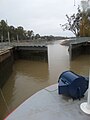 Paddle steamer Melbourne, Mildura; lock