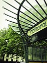 Porte Dauphine station, designed by Hector Guimard