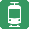 Logo for the city center tram network