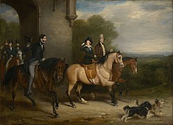 Queen Victoria riding out Francis Grant, 1839-1840