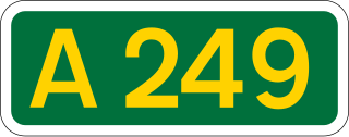 <span class="mw-page-title-main">A249 road</span> Road in Kent, England